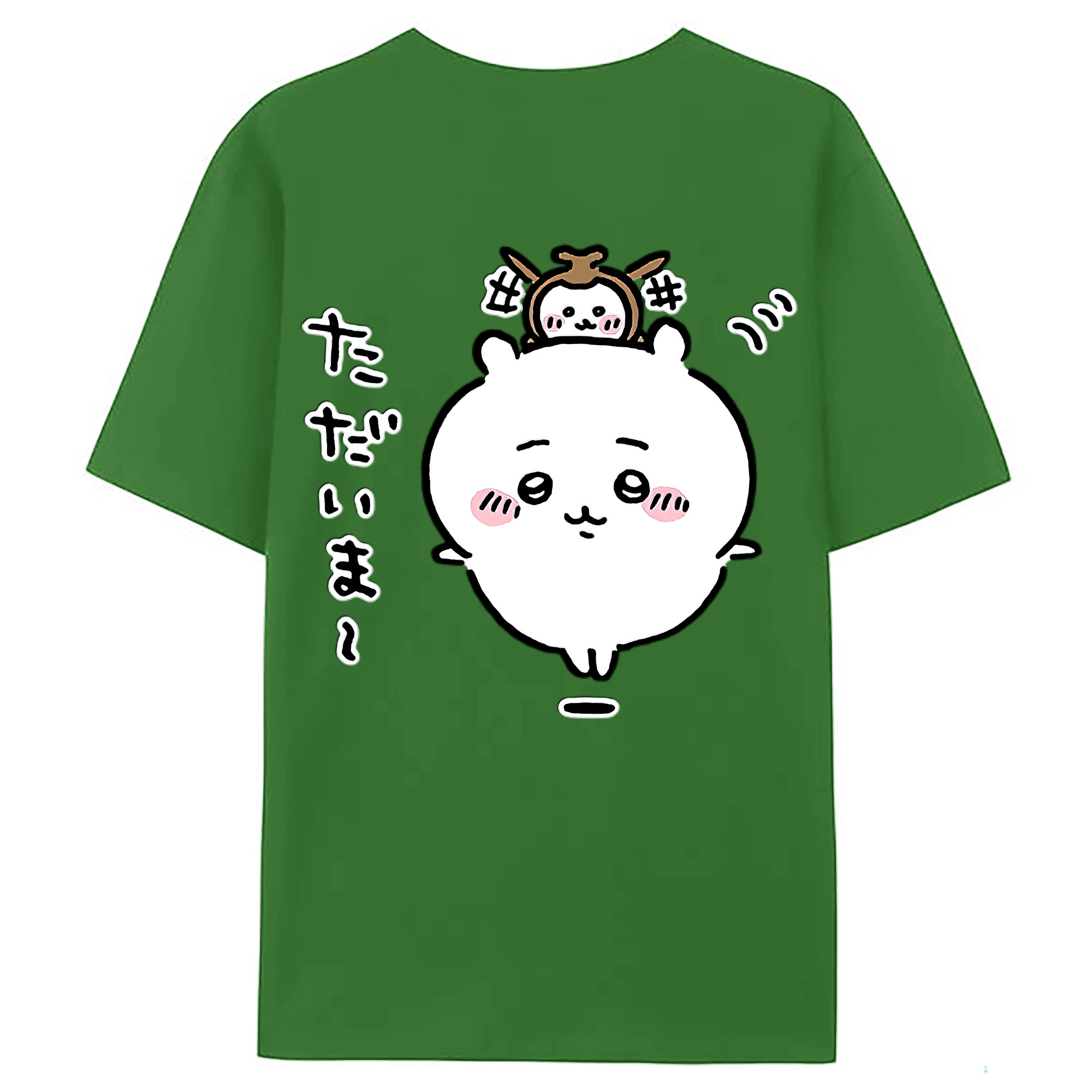 （画像用） ちいかわ ちいかわ Chii-kawa chiikawa レディース半袖Tシャツ(バックプリント)